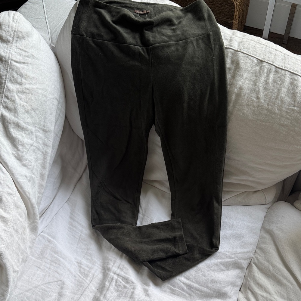 J McLaughlin Dark Green Suede Pants